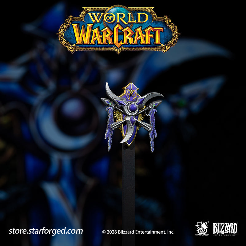 STARFORGED World of Warcraft Faction Badges | Men's Fashion Accessories | Officially Authorized | WOW Gifts On the ancient and mysterious planet of Azeroth, countless races live side by side.  Humans, Orcs, Blood Elves, Night Elves, Tauren, Trolls, and many more...  Across this vast continent, they have built civilizations of their own, each writing their own legendary tales.  But you...  Do you still remember why you chose that particular race in the first place? 