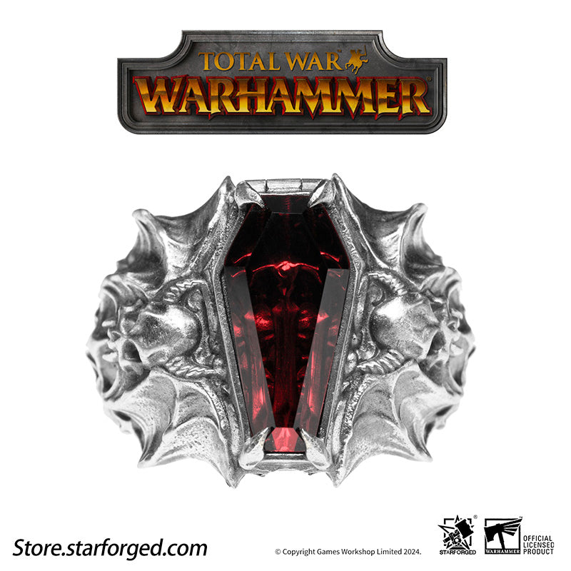 Rings of Immortal Oath Total War Warhammer III Isabella & Vlad Couple's Ring Starforged