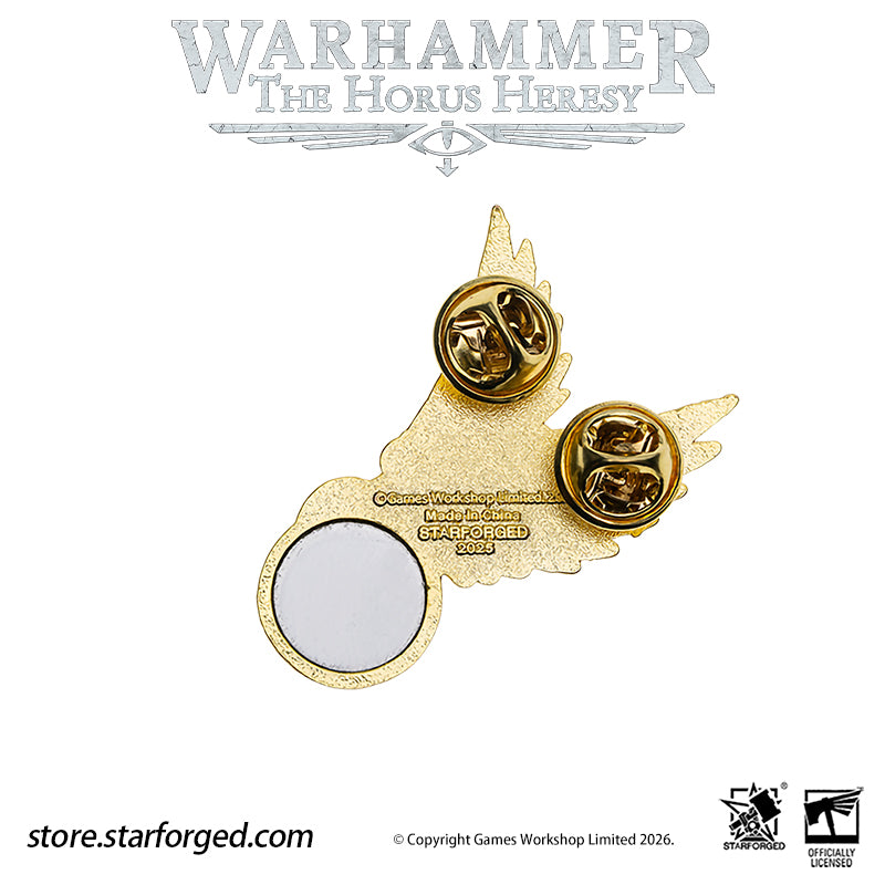 Starforged Warhammer 30K Chaos Space Marine Emperor's Children Phonecian's Favour Armourial Pin Warhammer Gifts Fashion Accessories The Emperor's Children were the III Legion of the twenty original Space Marine Legions, also known after their fall as the Lords of Profligacy. Their Primarch is Fulgrim. One of the nine legions that betrayed the Emperor during the Horus Heresy, they became Chaos Space Marines. 