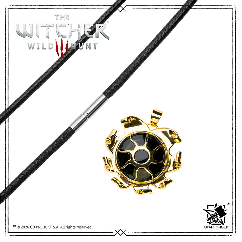 Starforged The Witcher 3: Wild Hunt Nilfgaardian Royal Pendant Silver Pendant Game Merchandise Officially Authorized