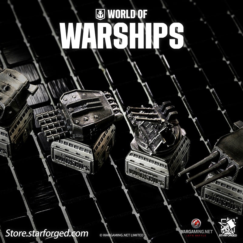 Starforged World of Warships Armament Turret Keyboard Keycaps Game Peripherals Official Authorization