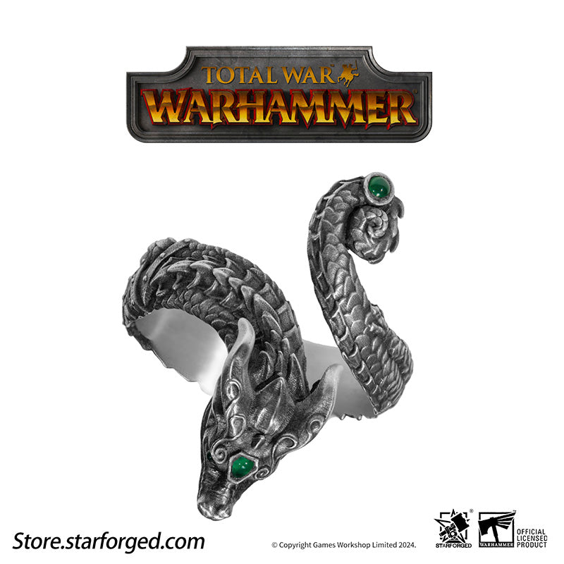 Starforged  Total War Warhammer III Dragons of Cathay  Zhao Ming & Miao Ying Dragon Ring Game Peripherals Set