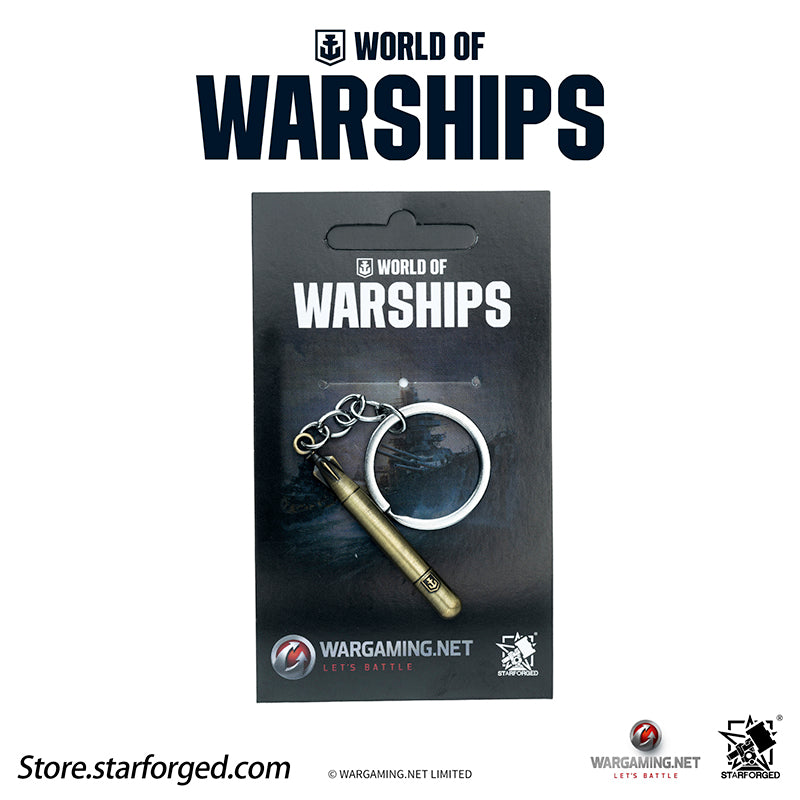 Starforged World of Warships WOWS Torpedo Keychain Game Peripherals Wargaming License