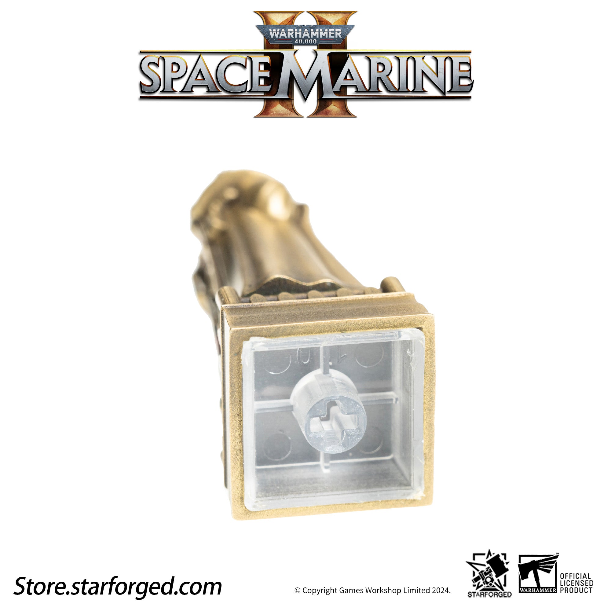 Starforged Imperial Inquisitor Statue Keycap Warhammer 40K Space Marine 2