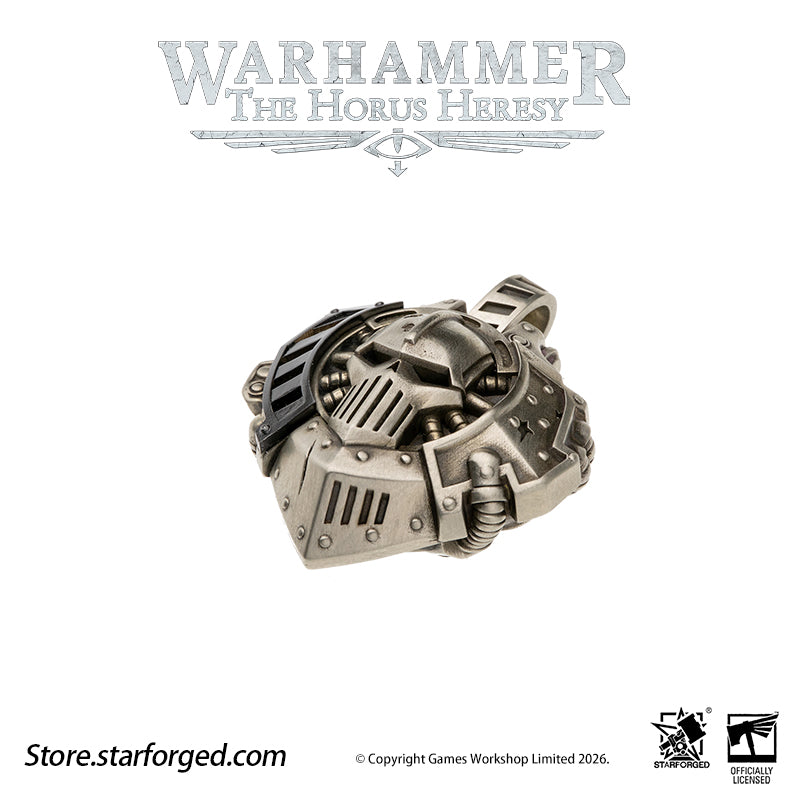 Starforged Warhammer 30K Iron Warriors Heart of Iron Necklace Pendant Warhammer Gifts Fashion Accessories
