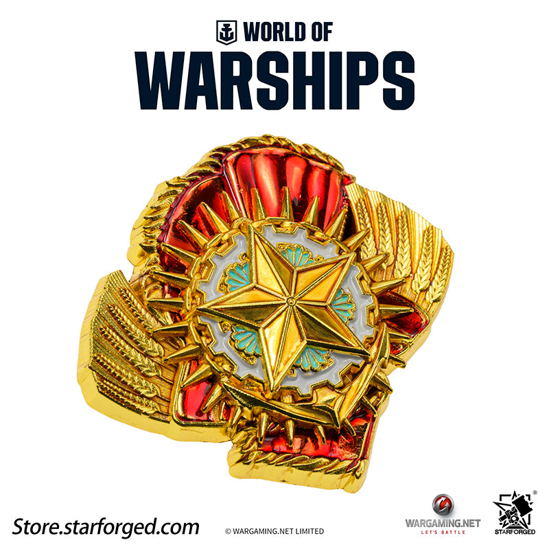 Starforged World of Warships Metal Badge Pin Brooch Badge Game Peripherals Wargaming License