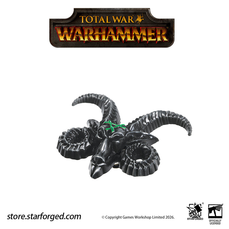 Total War III Warhammer Emblem of the Horned Rat Pin Badge Skaven Faction Race Badge Emblem
