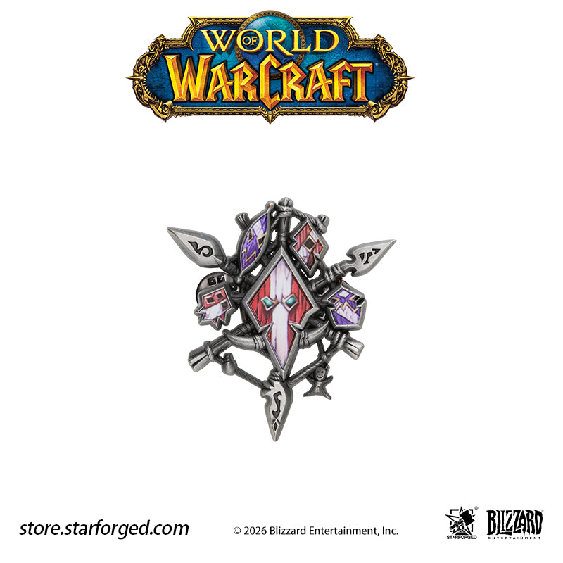 STARFORGED World of Warcraft Faction Badges | Men's Fashion Accessories | Officially Authorized | WOW Gifts