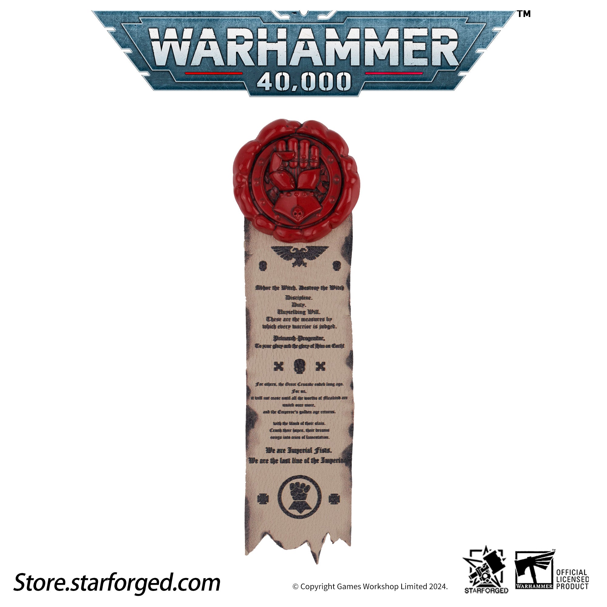 Warhammer 40K Games Workshop Authorized Purity Seals Starforged Set 3