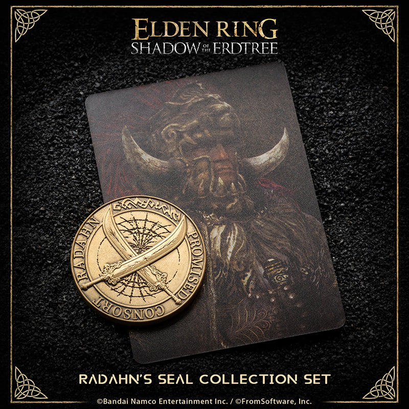 Starscourge Radahn Starforged ELDEN RING Radahn Sealing Wax Statue Commemorative Coins Game Merchandise Officially Authorized 