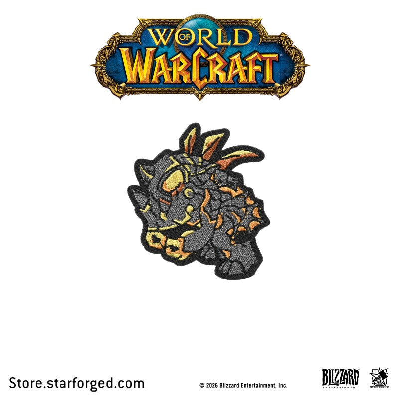 Starforged World of Warcraft Azmerloth Murloc World T-Shirt Velcro Patch Game Merchandise Clothes Officially Authorized