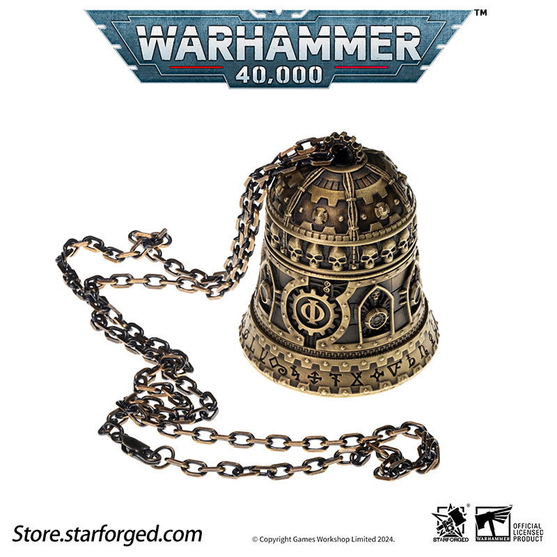 Starforged Warhammer 40K Domination Bell of Ominissah Adeptus Mechanicus Copper Pendant Other