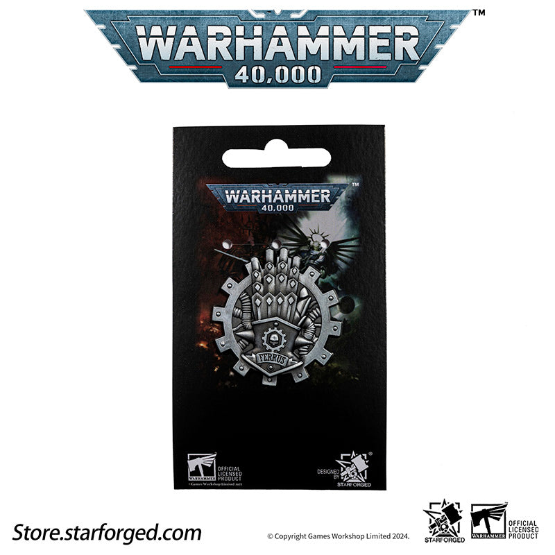 Starforged Warhammer 40K Chapter Icon Grey Knight  Death Watch Space Wolves Pin Badge Men's Accessories