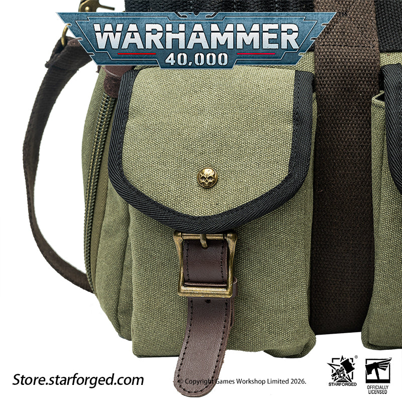 Starforged Warhammer 40K Imperial of Man Astra Militarum Traveler Bag Warhammer Fashion Accessories Gift