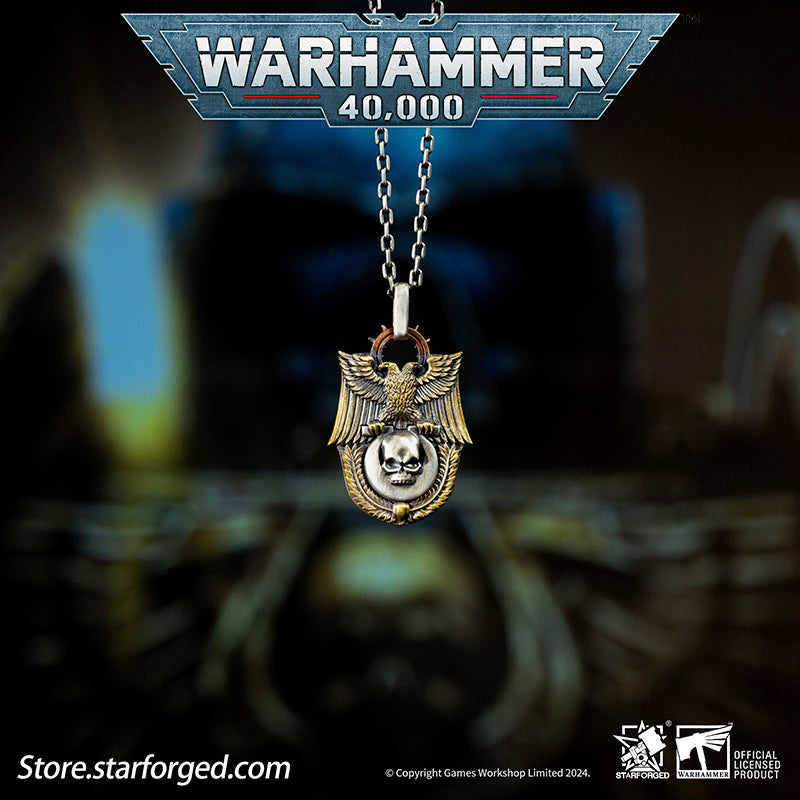 Starforged Warhammer 40K Macragge‘s Triumph Ultramarines Space Marines II Men's Necklace Christmas Gifts