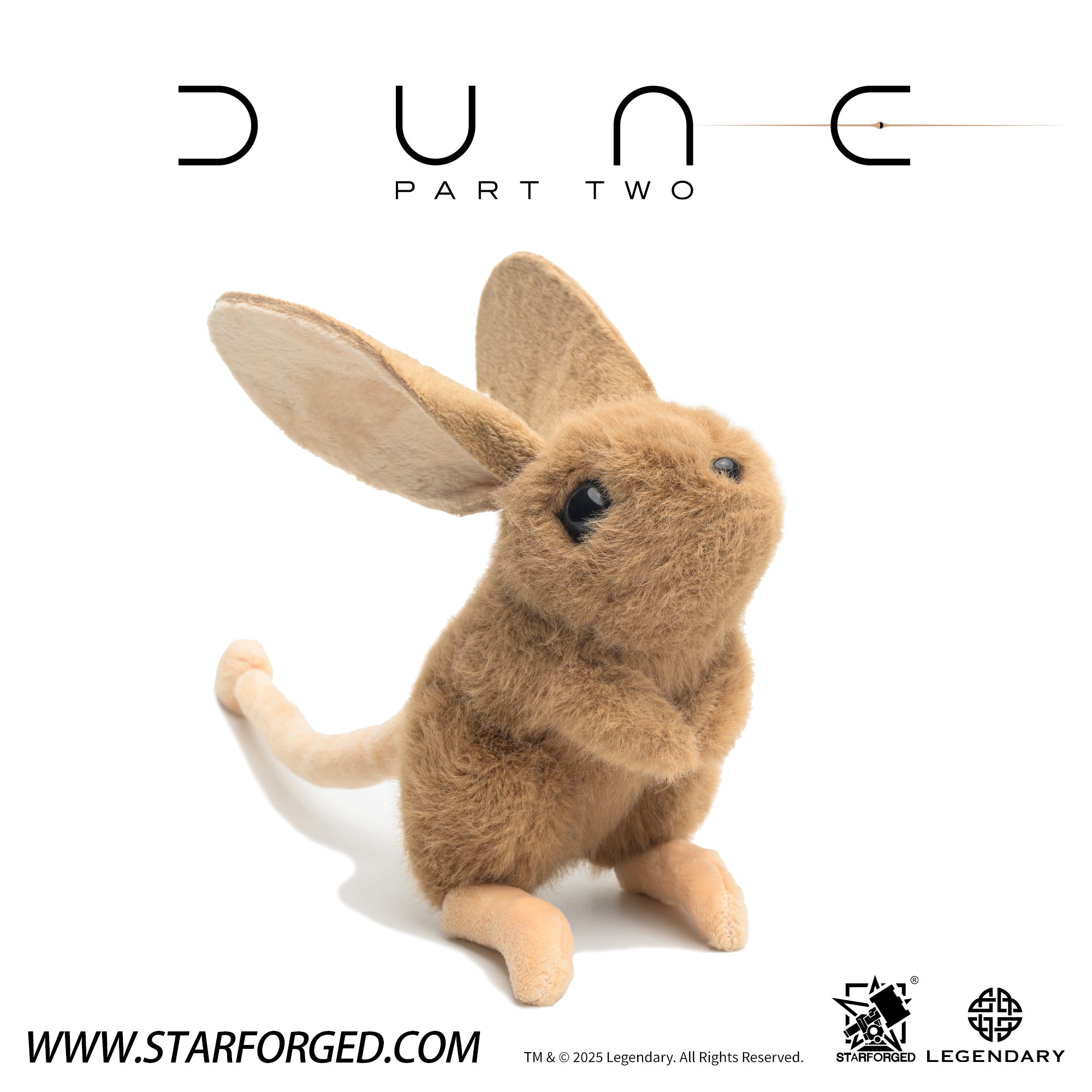 Starforged Dune II Muad'Dib  Desert Mouse Plush Kids Toy Legendary Pictures Official License Other
