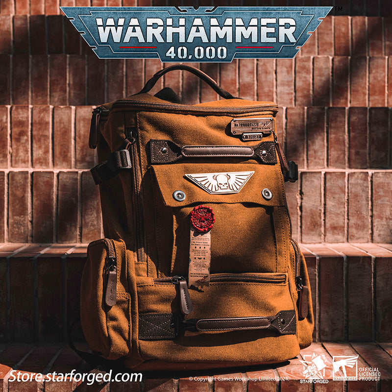 Starforged Astra Militarum Death Korps of Krieg Siege Regiment BackPack Warhammer 40K Computer Bag other Starforged Astra Militarum Death Korps of Krieg Siege Regiment BackPack Warhammer 40K Computer Bag other