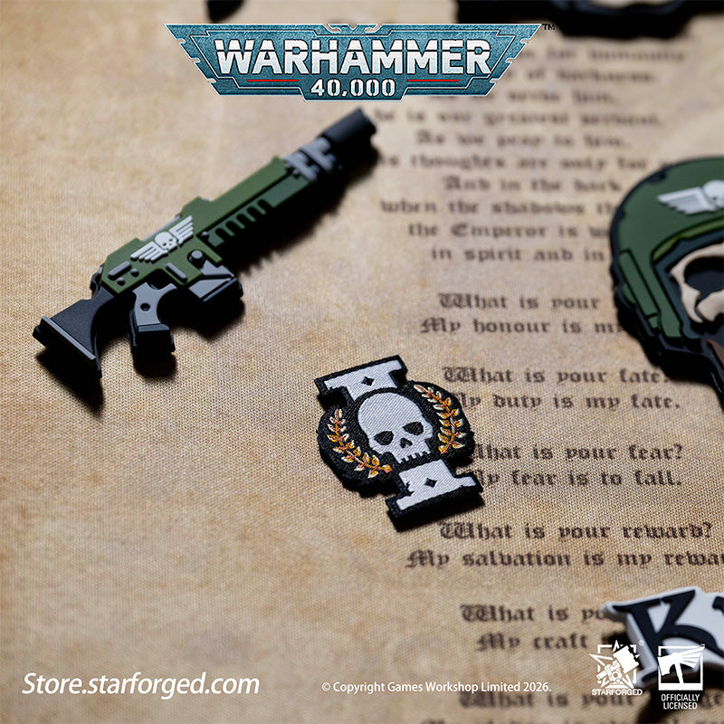 Starforged Warhammer 40K Astra Militarum Patch Collection Warhammer Gifts Fashion Accessories