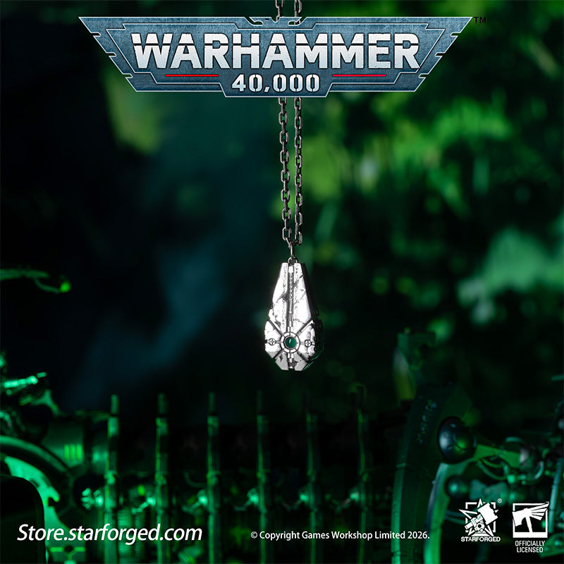Warhammer 40K Starstele of Dominion Pendant Necrons Necklace by Starforged
