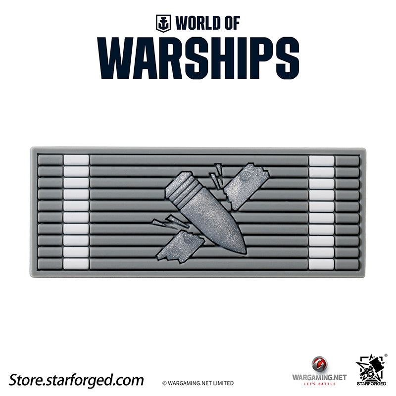 Starforged World of Warships  Game Damage Counting Logo Velcro Men's Accessories Other