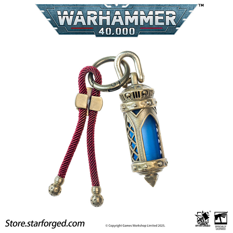 Starforged Warhammer 40K Space Marine Adeptus Astartes Martyrs Reliquary Pendant Men's Jewelry Accessories A reliquary is a significant vessel used in religious art collections for preserving sacred relics, typically crafted from precious metals and enamels. By physically enclosing holy objects, the reliquary enhances their sanctity, embodying a design philosophy shared with covered altarpieces in the tradition of "veiled art."This form of encasement not only protects the relic but also serves to impart rel