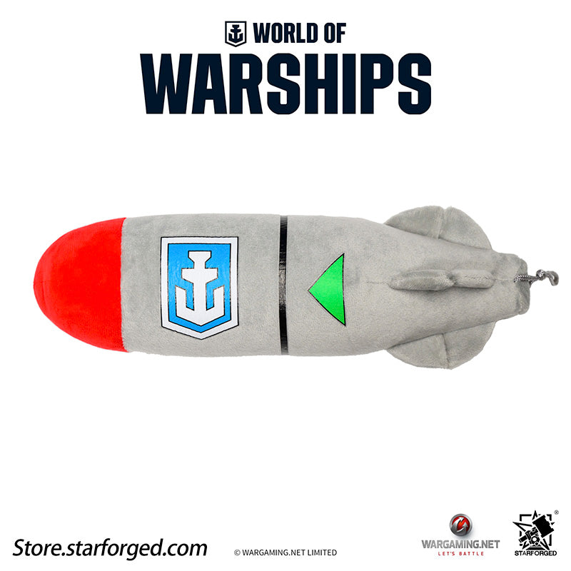 Starforged World of Warships  Torpedo Bomb Plush Toy Keychain & Pillows Gaming Periphery Other