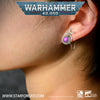 Starforged Warhammer 40K Fane of Slaanesh Earring Chaos Space Marine Men‘s Jewelry Accessories