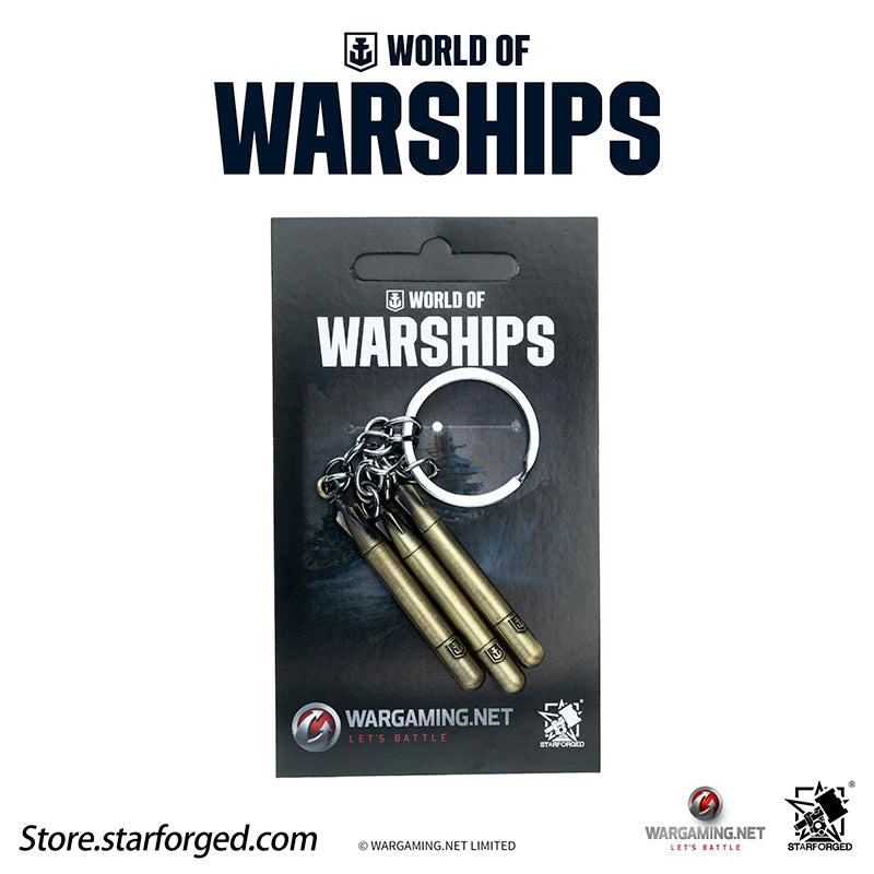Starforged World of Warships WOWS Torpedo Keychain Game Peripherals Wargaming License