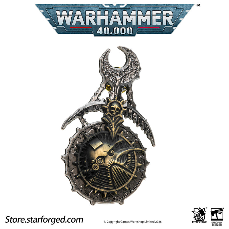 Starforged Warhammer 40K Lords of the Immaterium The Chaos Gods Mark of Ruinous Powers Pin Badge Men's Jewelry Accessories