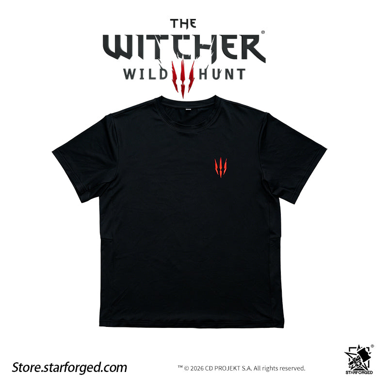 Starforged The Witcher 3: Wild Hunt Witcher3 Themed Signs T-Shirt Game Merchandise Officially Authorized The School of the Wolf, to which the undisputed protagonist of The Witcher 3 belongs, can be considered the most direct successor of the Witcher Order. After many groups of witchers left the Order, the pioneers of the Wolf School remained in Castle Morgraig for a long time before eventually departing. They journeyed west into Kaedwen, chose the wolf as their emblem, and established their own school.  The