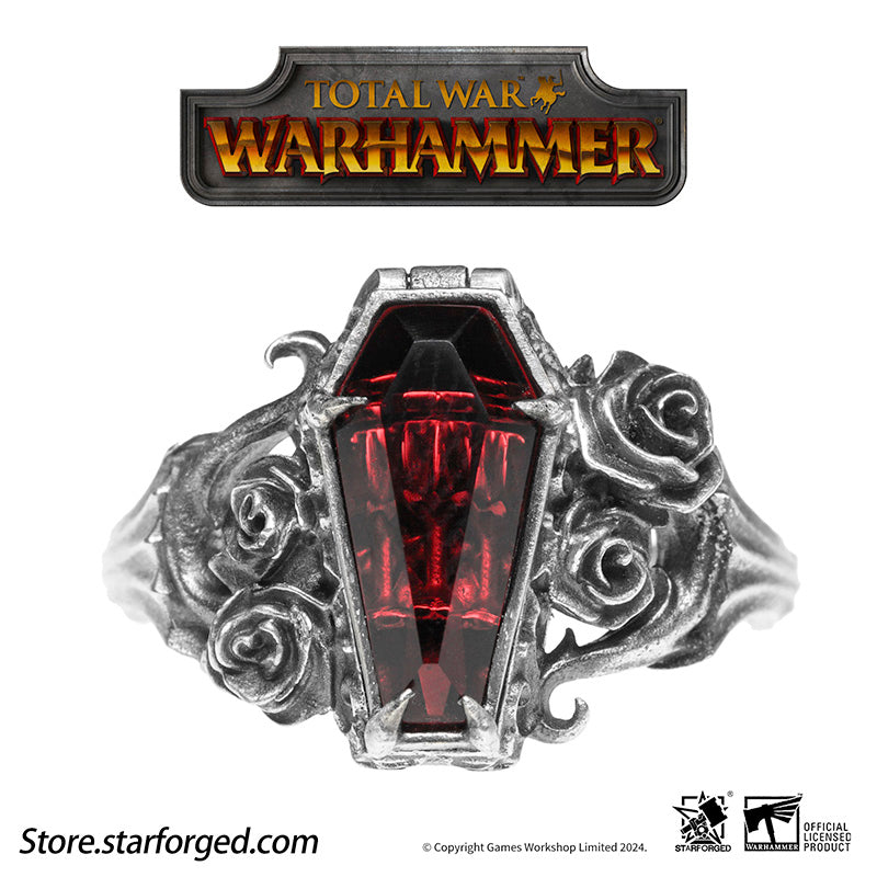 Rings of Immortal Oath Total War Warhammer III Isabella & Vlad Couple's Ring Starforged