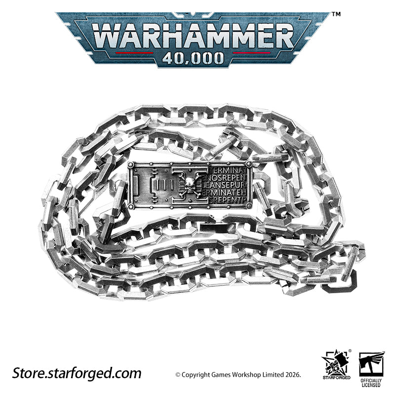 Starforged Warhammer 40K Space Marine Deathwatch Chain Bracelet Fashion Accessories