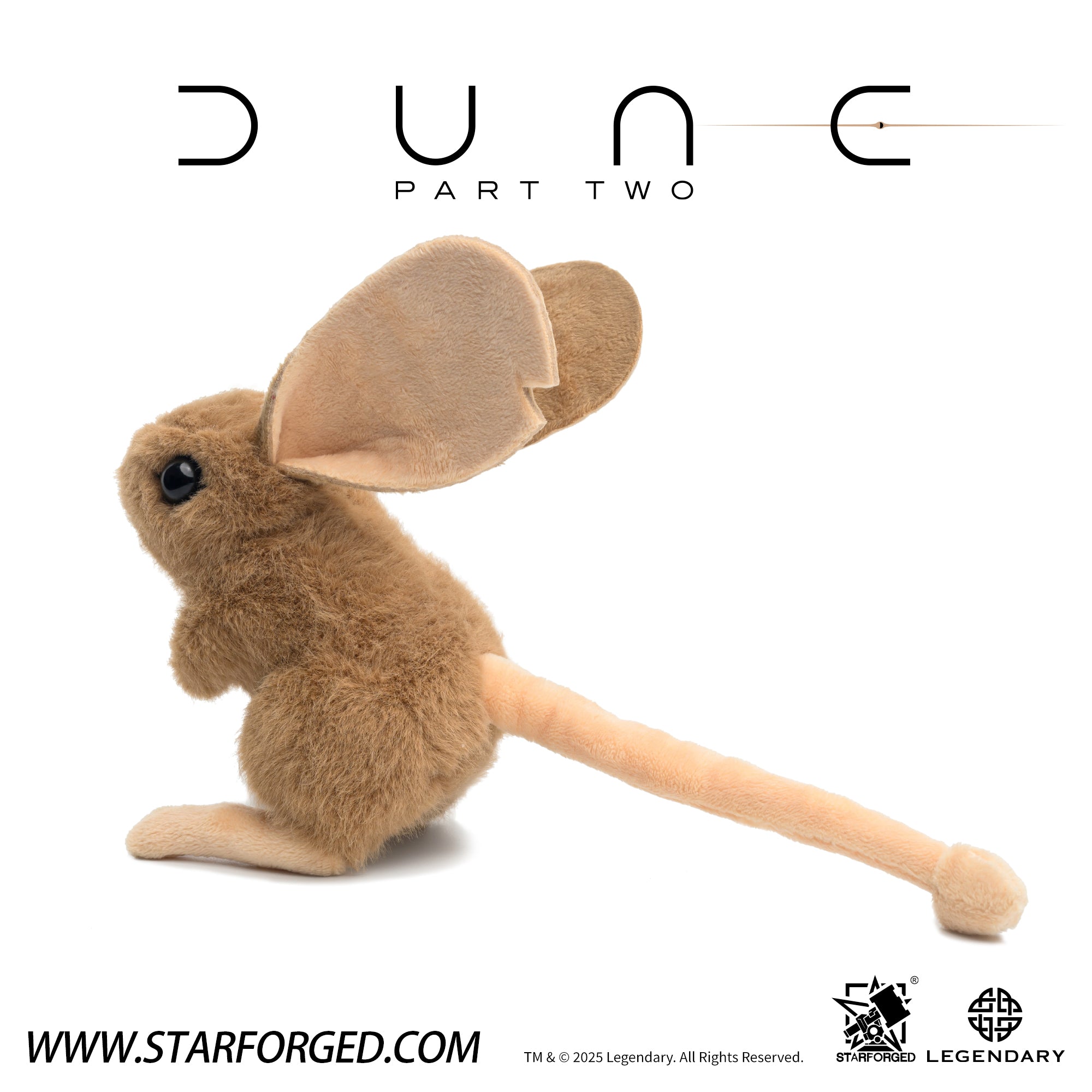 Starforged Dune II Muad'Dib  Desert Mouse Plush Kids Toy Legendary Pictures Official License Other