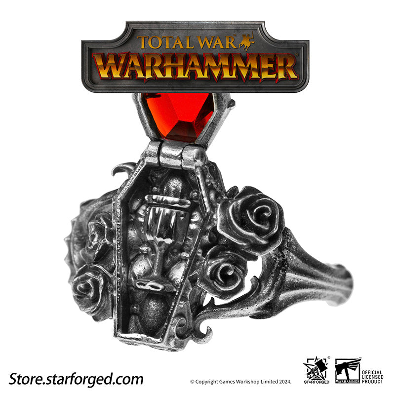 Rings of Immortal Oath Total War Warhammer III Isabella & Vlad Couple's Ring Starforged