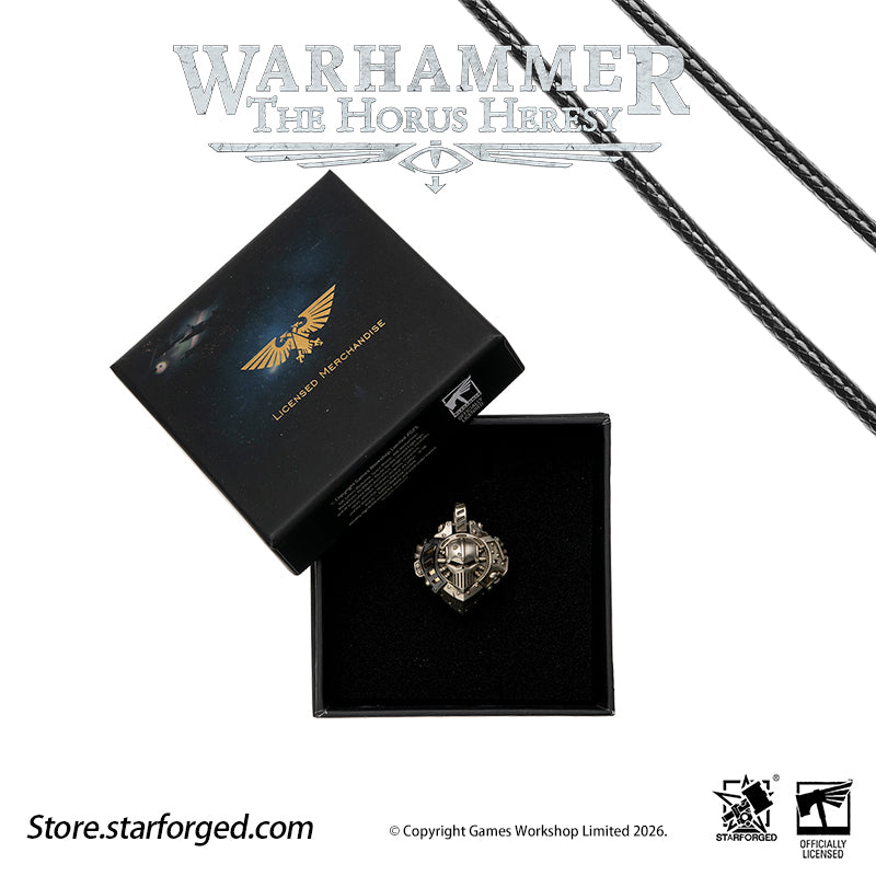 Starforged Warhammer 30K Iron Warriors Heart of Iron Necklace Pendant Warhammer Gifts Fashion Accessories