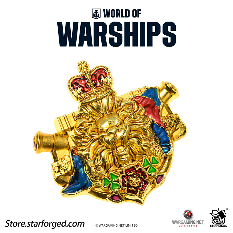 Starforged World of Warships Metal Badge Pin Brooch Badge Game Peripherals Wargaming License