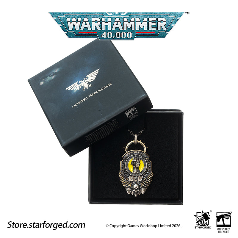 Warhammer 40K Imperial Fists Hammer of Phalanx Pendant Rogal Dorn Neck