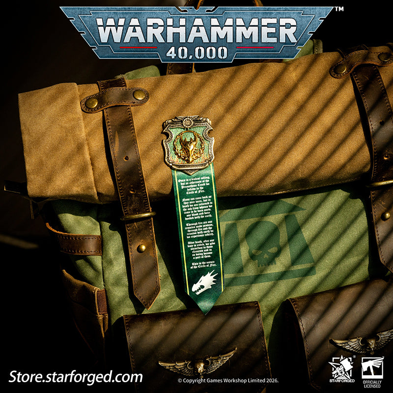 Starforged Warhammer 40K Space Marines Salamanders The Pyroclasts Morale Badge Pin Men's Fashion Jewelry The Salamanders, initially known as the Dragon Warriors, were the 18th of the twenty Space Marine Legions, led by the Primarch Vulkan. The Legion remained loyal during the Horus Heresy but suffered devastating losses in the First Imperial Civil War, which severely limited their role in the remainder of the conflict.  Their Primarch was never recorded as deceased—instead, he is widely believed to be missi