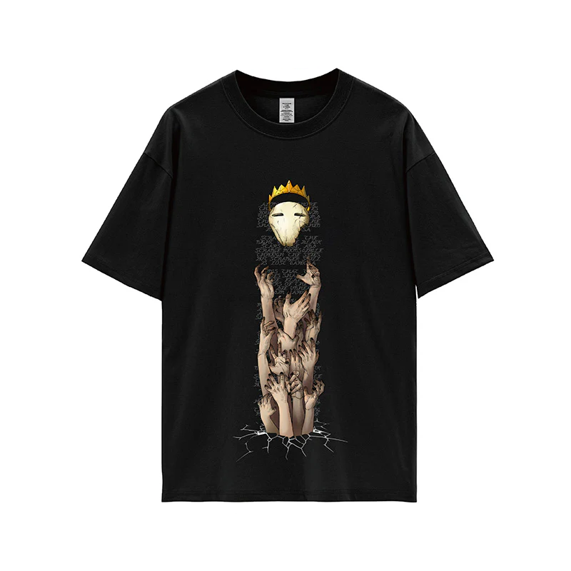 Starforged Cthulhu Mythos The King in Yellow Men's Cotton Short-Sleeved T-shirt Other