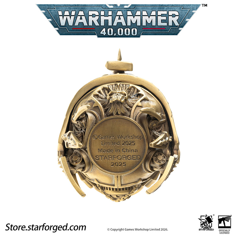 Starforged Warhammer 40K Chaos Space Marines Dark Mechanicum Thurible Incense Burner Men's Fashion Jewelry