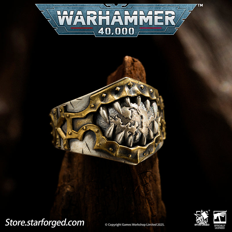 Space Marine Rings Starforged Warhammer 40K Chaos Space Marines World Eaters Berzerkers'S