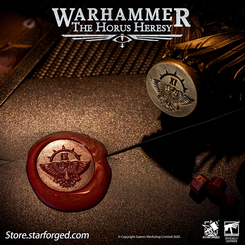 Starforged Warhammer 30K Blood Angels Sanguinius Wax Seal Set Men's Jewelry Accessories