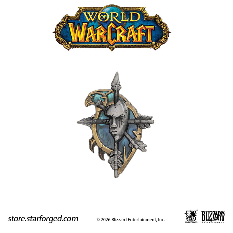 STARFORGED World of Warcraft Faction Badges | Men's Fashion Accessories | Officially Authorized | WOW Gifts