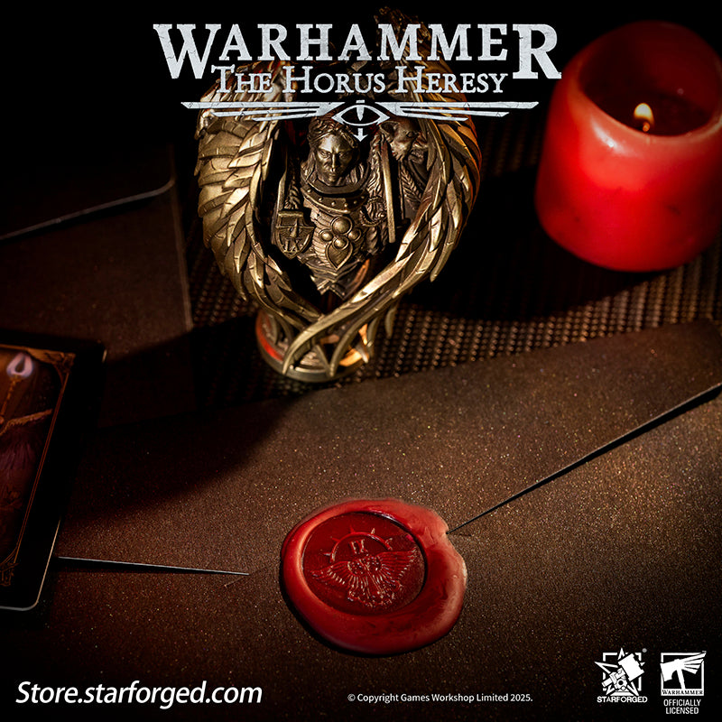 Starforged Warhammer 30K Blood Angels Sanguinius Wax Seal Set Men's Jewelry Accessories