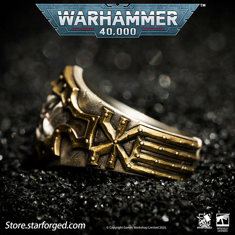 Starforged Warhammer 40K Chaos Space Marines World Eaters Berzerkers'Sigil Ring Silver Ring Men's Jewelry Accessories A millennium ago, when the Legiones Astartes were engulfed in bloody warfare, the sons of the Primarch Angron were already infamous for their brutality, a fate sealed after the implantation of the Butcher's Nails. The noble warriors descended into relentless killers! Today, whenever the chosen of Khorne carve a gory path from the Eye of Terror, the entire galaxy trembles.They are the World E