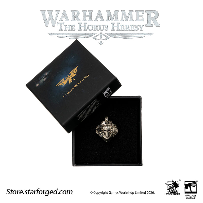 Starforged Warhammer 30K Iron Warriors Heart of Iron Necklace Pendant Warhammer Gifts Fashion Accessories