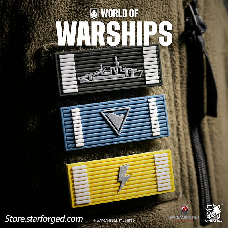 Starforged World of Warships  Game Damage Counting Logo Velcro Men's Accessories Other