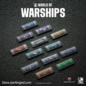 Starforged World of Warships Game Damage Tokens Fridge Magnets  & Pin Brooch Wargaming License Other