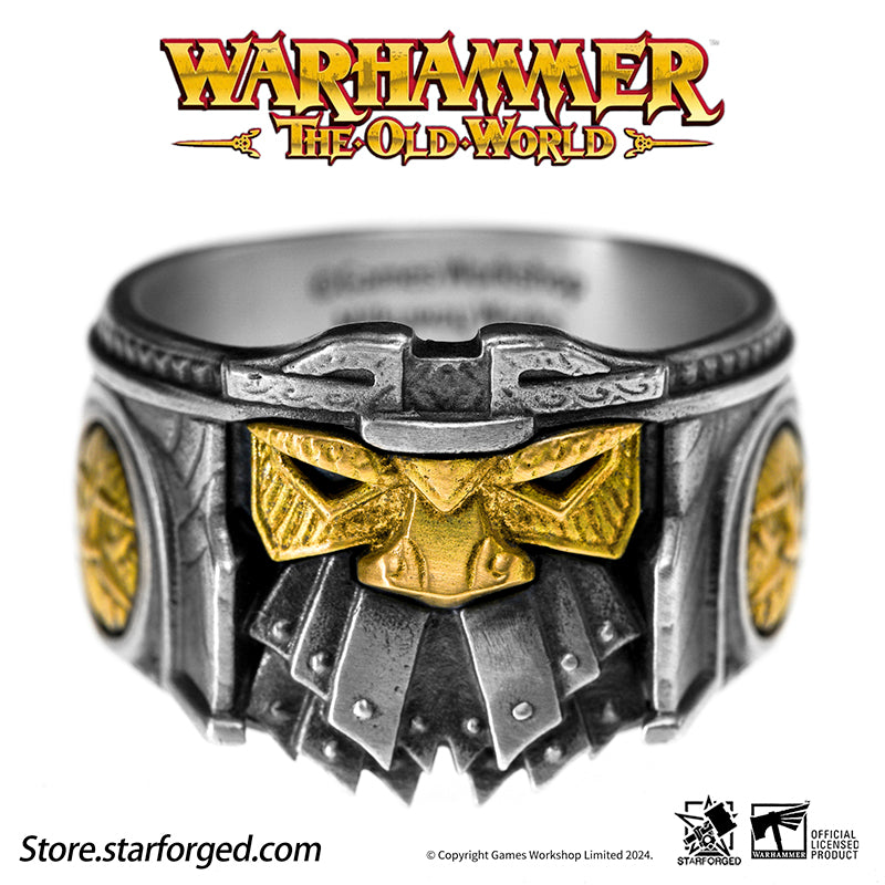 Starforged Duardin Ironbreaker Rune Ring Warhammer the Old World  Men's fashion accessories