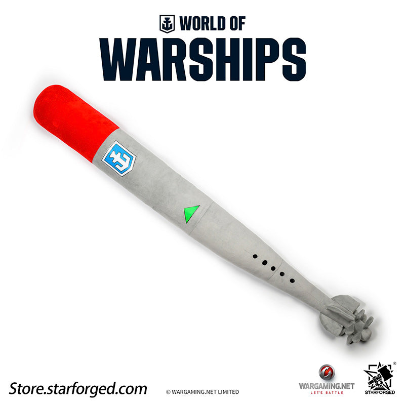 Starforged World of Warships  Torpedo Bomb Plush Toy Keychain & Pillows Gaming Periphery Other